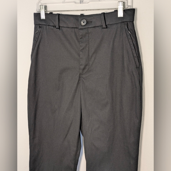 Spanx Women's Stretch Smooth Twill Slim Straight Trouser Pants Black Medium New - Picture 14 of 16